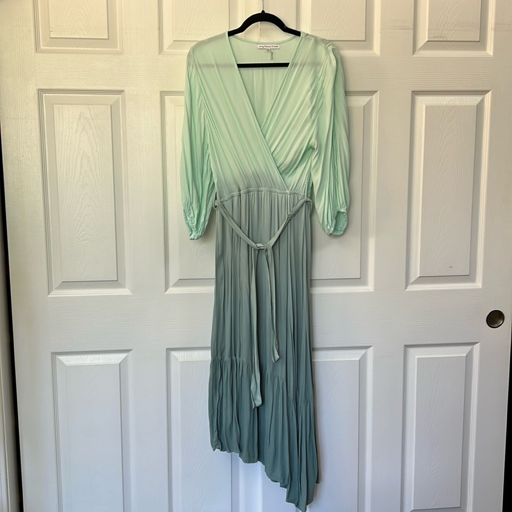 Young Fabulous & Broke Ombré Dress with A-line Hem
